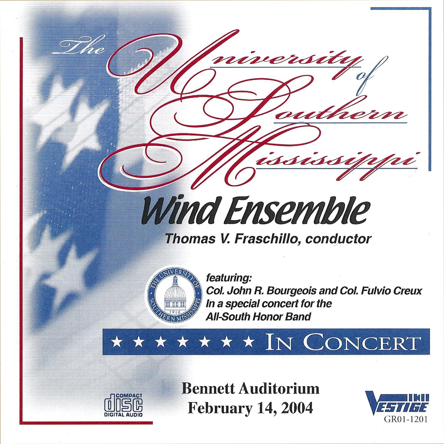 University of Southern Mississippi Wind Ensemble 2/14/2004